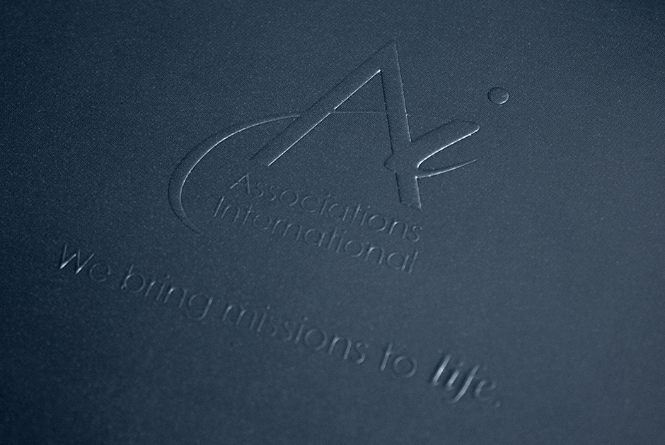 Associations International Brochure, Embossed Cover